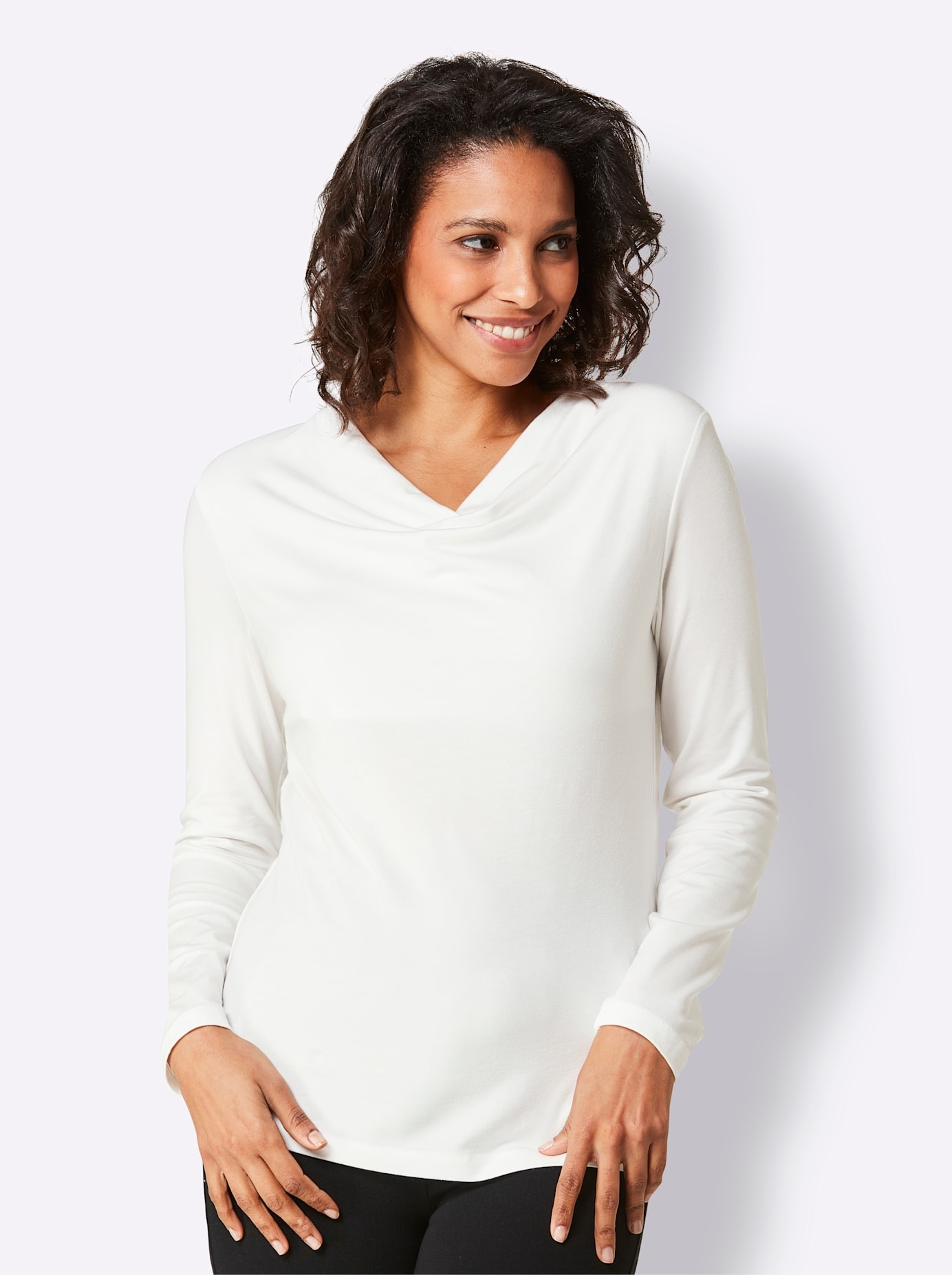 CREATION L PREMIUM Wasserfallshirt »Modal-Shirt« CREATION L PREMIUM Wasserfallshirt »Modal-Shirt« von CREATION L PREMIUM