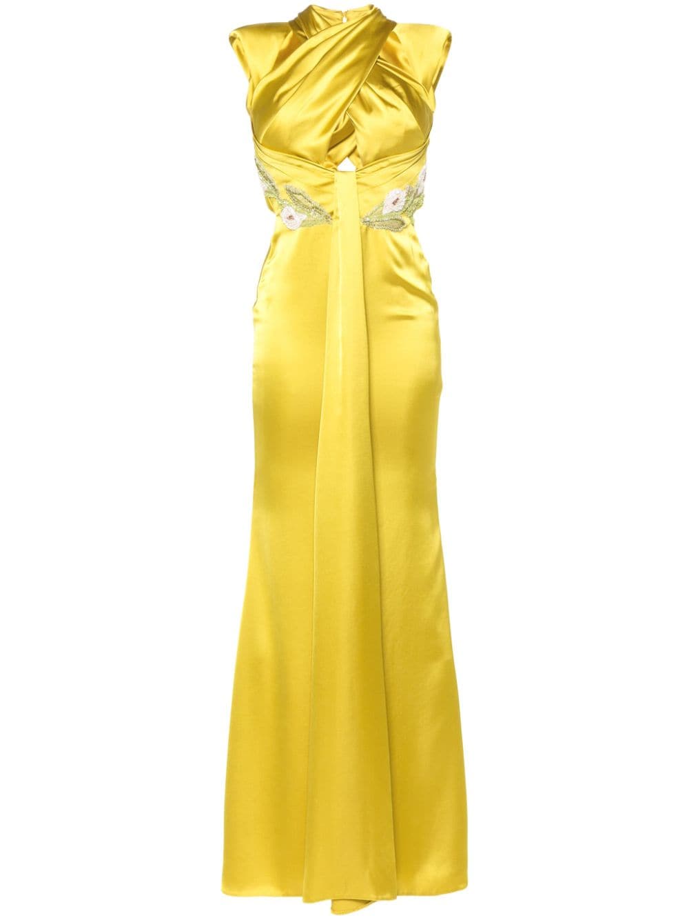 CRISTALLINI Elysée maxi dress - Yellow von CRISTALLINI