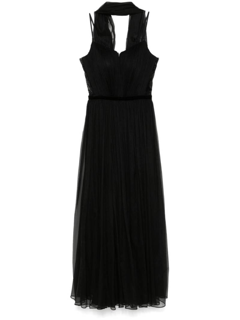 CRISTALLINI Ginger midi dress - Black von CRISTALLINI