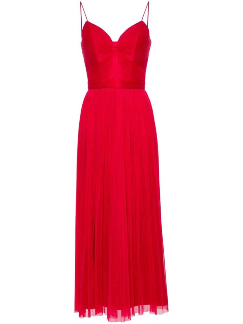 CRISTALLINI Hestia midi dress - Red von CRISTALLINI