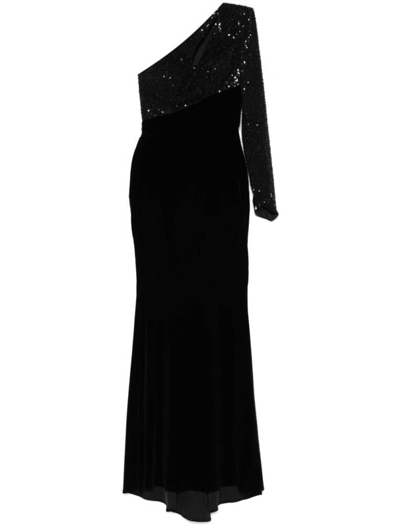 CRISTALLINI Zephyra gown - Black von CRISTALLINI