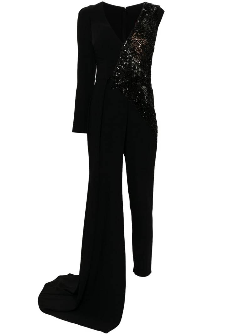 CRISTALLINI bead-embellished jumpsuit - Black von CRISTALLINI