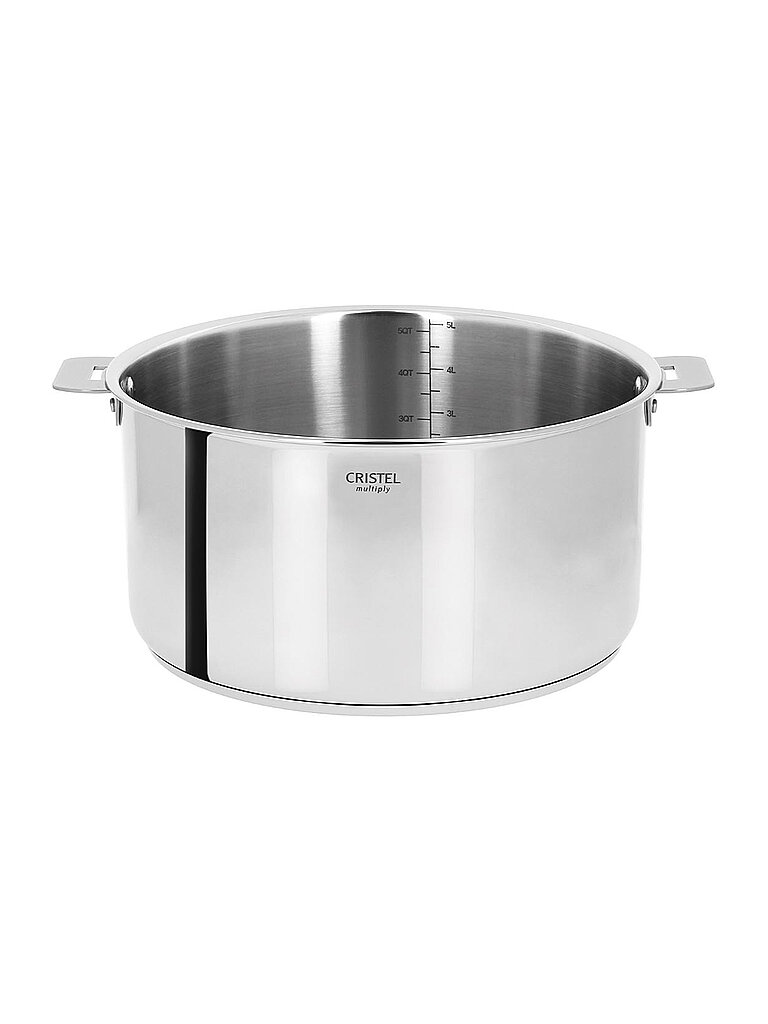 CRISTEL FRANCE Kochtopf 20cm/3,2l CASTELINE Edelstahl silber CRISTEL FRANCE Kochtopf 20cm/3,2l CASTELINE Edelstahl silber von CRISTEL FRANCE
