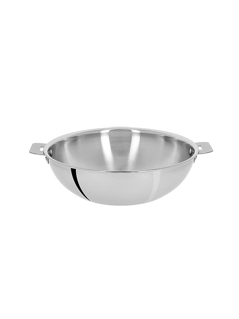 CRISTEL FRANCE Wok 30cm CASTELINE Edelstahl silber von CRISTEL FRANCE