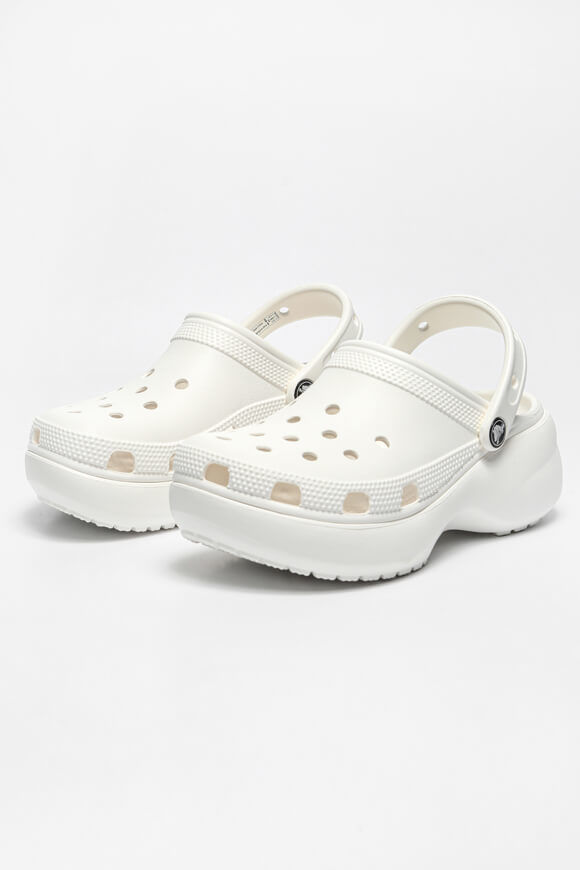 CROCS Classic Plateau Sandalen | White | Damen  | EU37 von CROCS