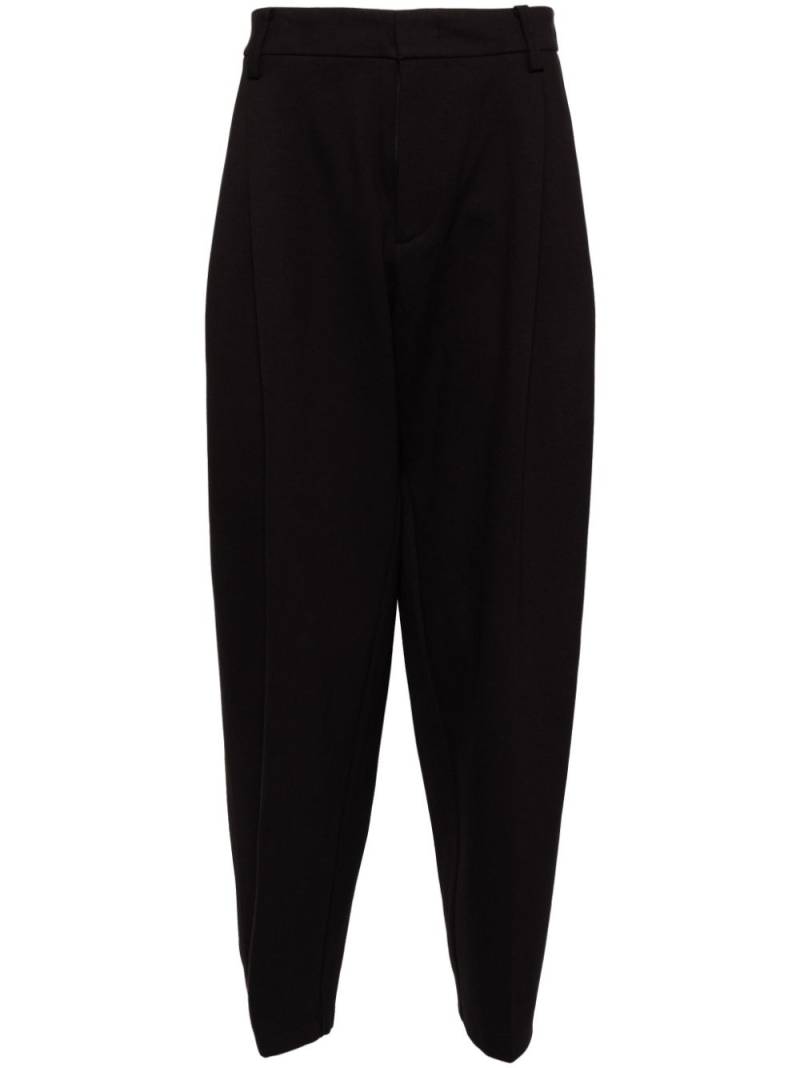 CROQUIS Loose knit casual pants - Black von CROQUIS