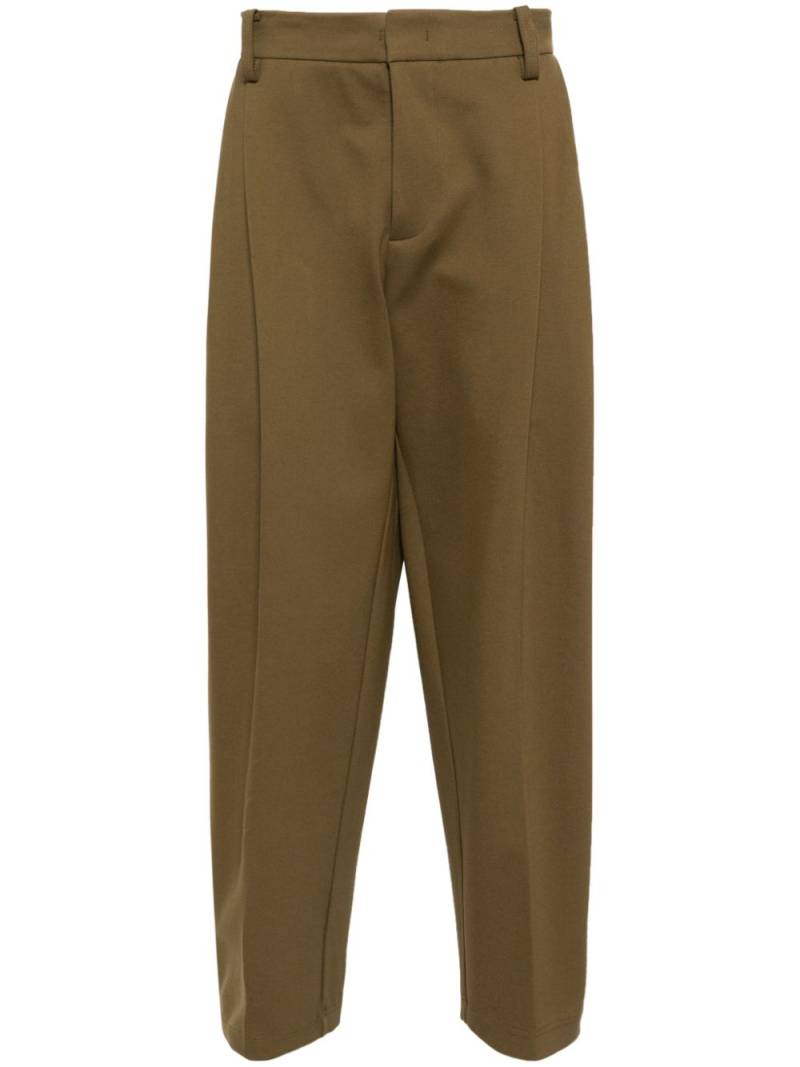 CROQUIS Loose knit casual pants - Brown von CROQUIS