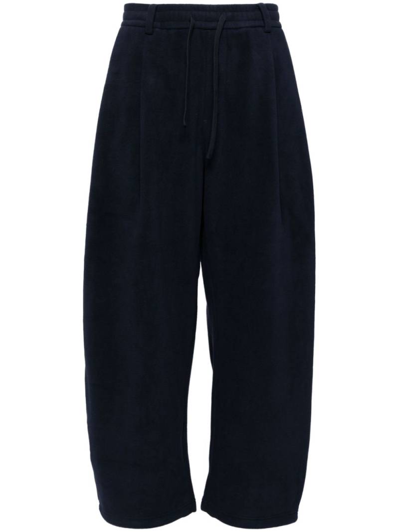 CROQUIS fleece tapered trousers - Blue von CROQUIS