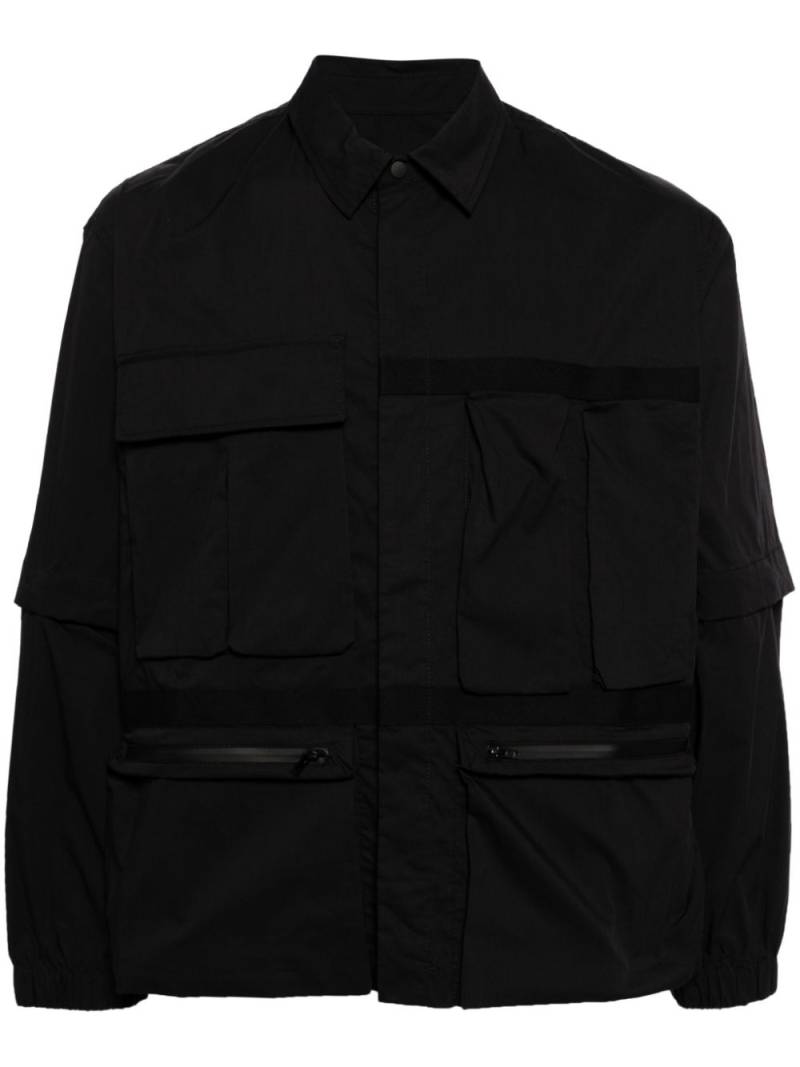 CROQUIS multi-pockets shirt jacket - Black von CROQUIS