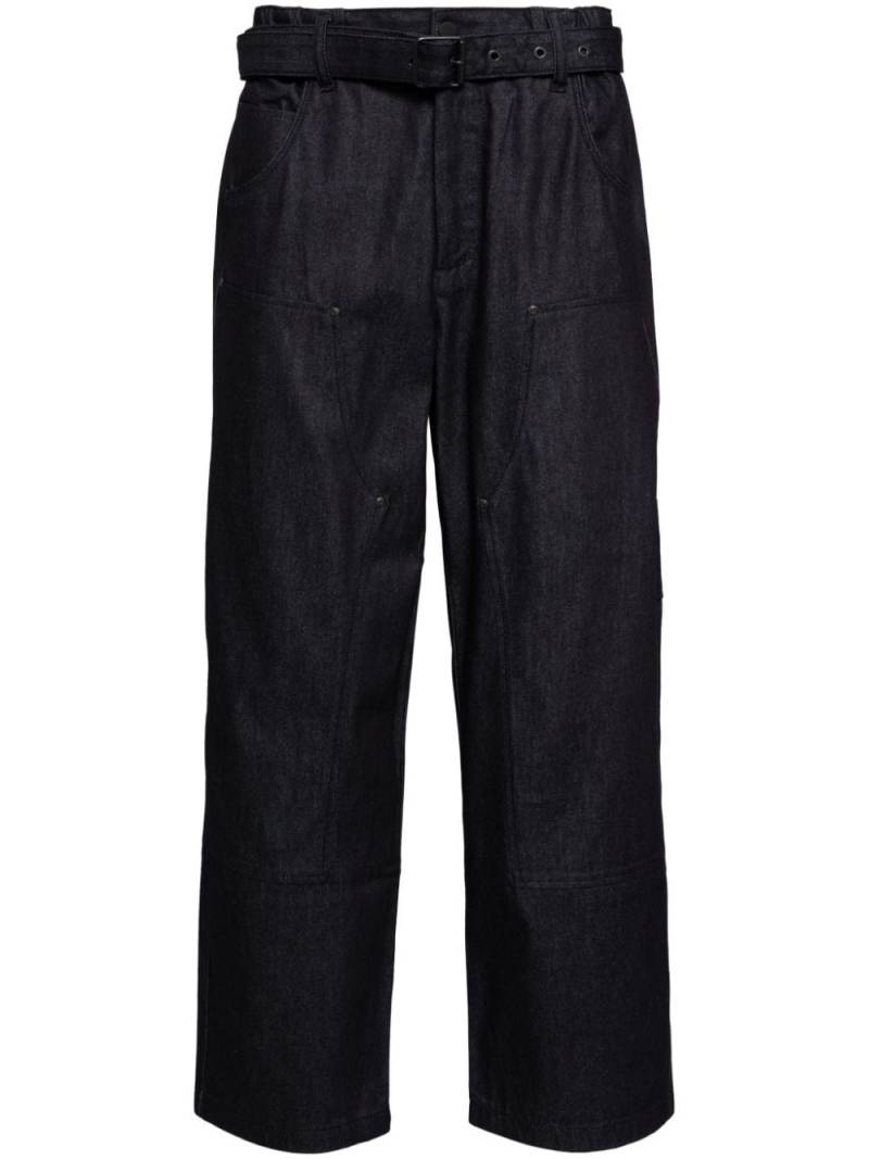 CROQUIS panelled straight-leg jeans - Blue von CROQUIS