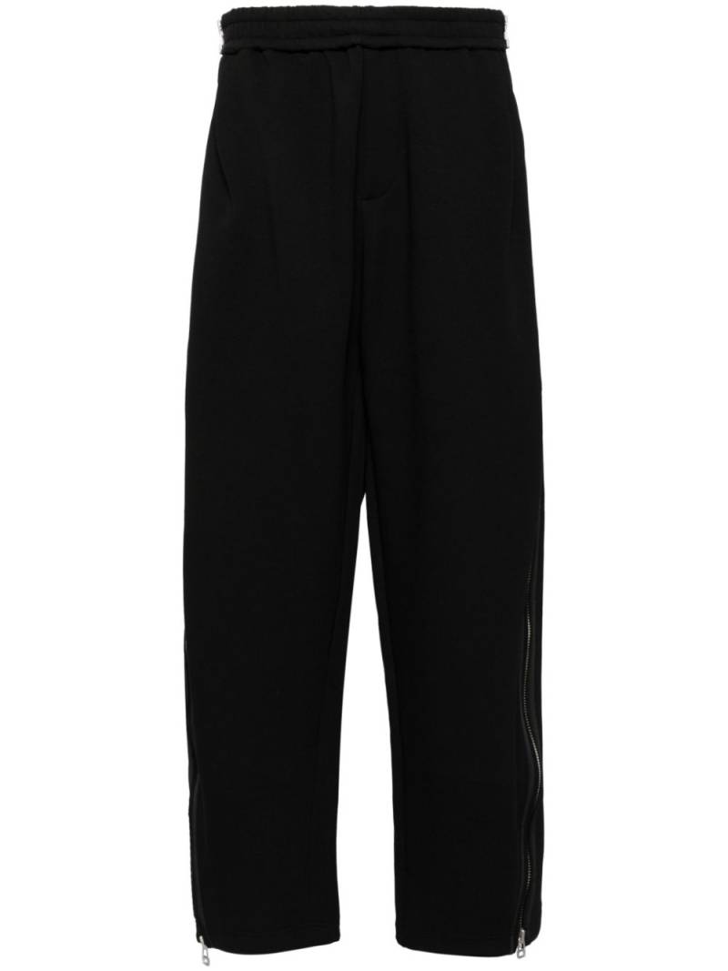 CROQUIS side-zip track pants - Black von CROQUIS