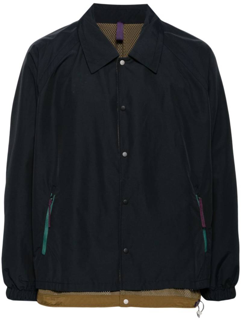 CROQUIS spread-collar cotton-blend jacket - Black von CROQUIS