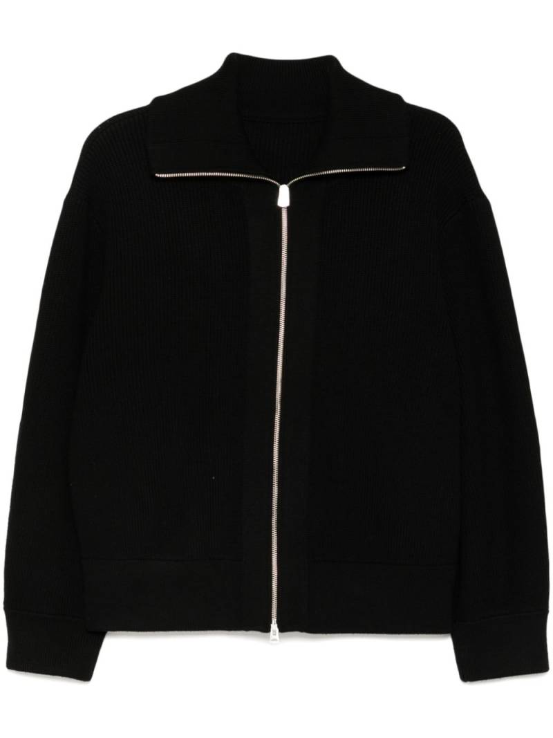 CROQUIS stand-up collar cardigans - Black von CROQUIS