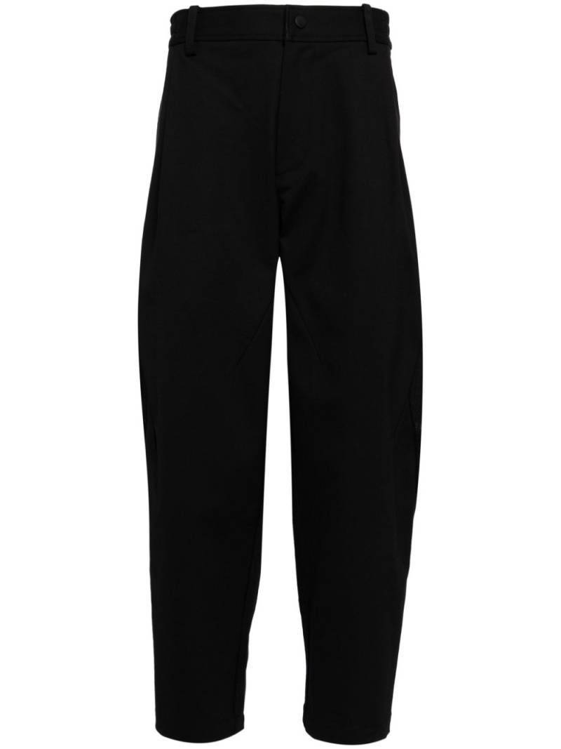 CROQUIS straight-leg cotton trousers - Black von CROQUIS