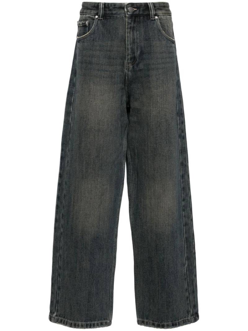 CROQUIS high-waist straight-leg jeans - Blue von CROQUIS