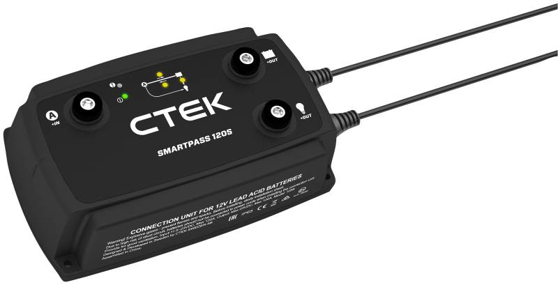 CTEK Batteriewächter »Smartpass 120S«, Batteriewächter zum Schutz der Sekundärbatterie vor Tiefentladung von CTEK