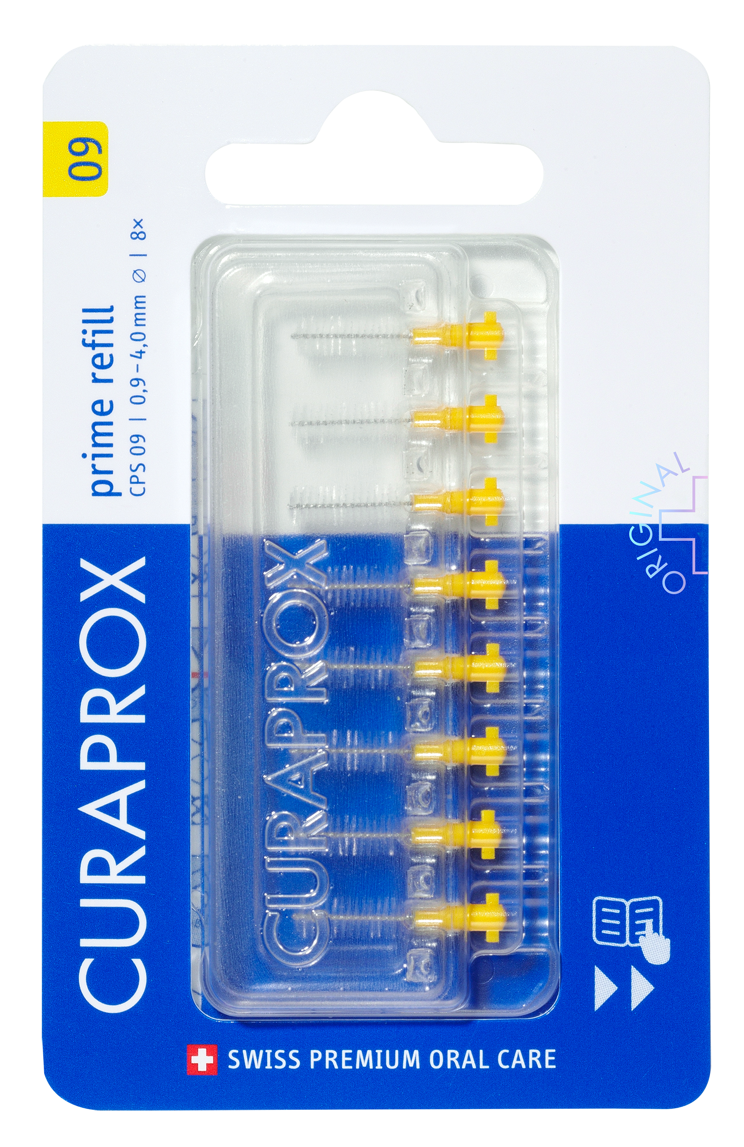 Cps Prime Refill, Interdentalbürsten Damen  Gelb 8 pieces von CURAPROX