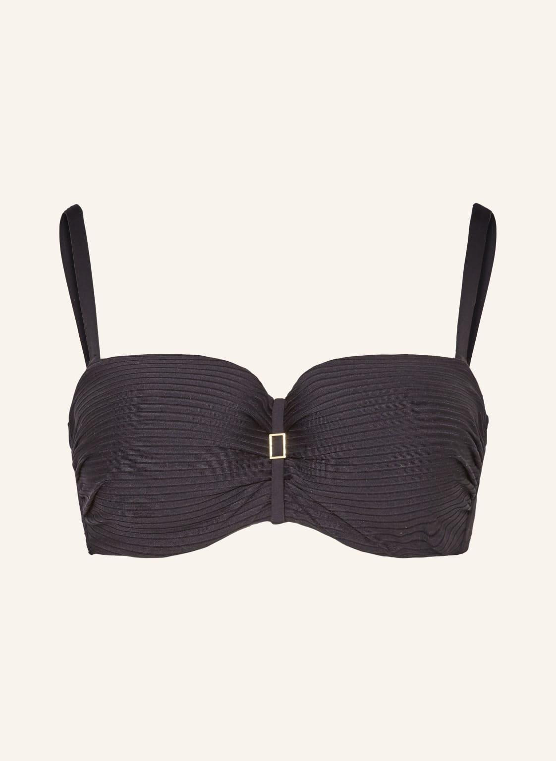Cyell Bandeau-Bikini-Top Noos Caviar schwarz Cyell Bandeau-Bikini-Top Noos Caviar schwarz von CYELL