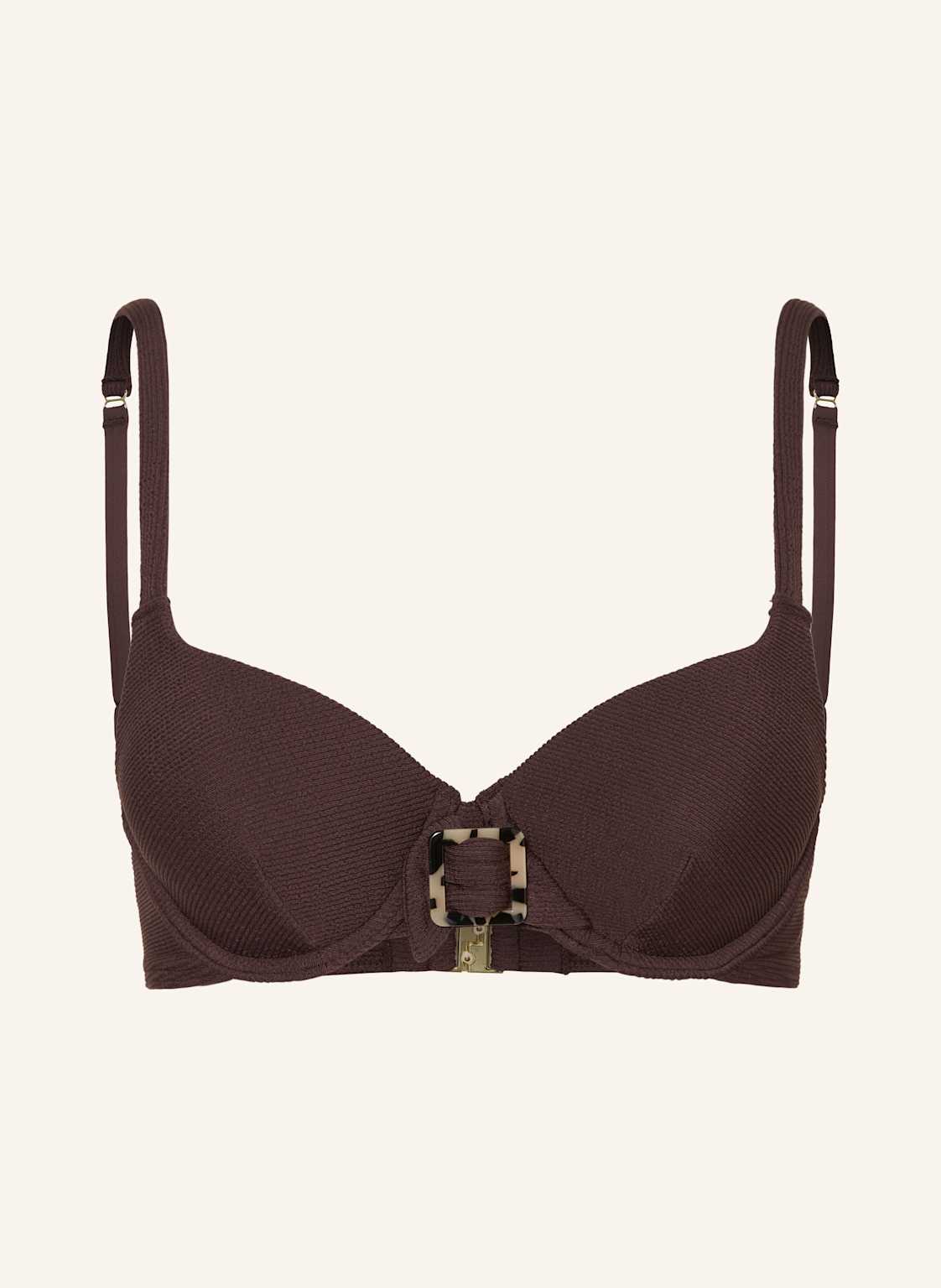 Cyell Bügel-Bikini-Top Wavy Brown braun Cyell Bügel-Bikini-Top Wavy Brown braun von CYELL