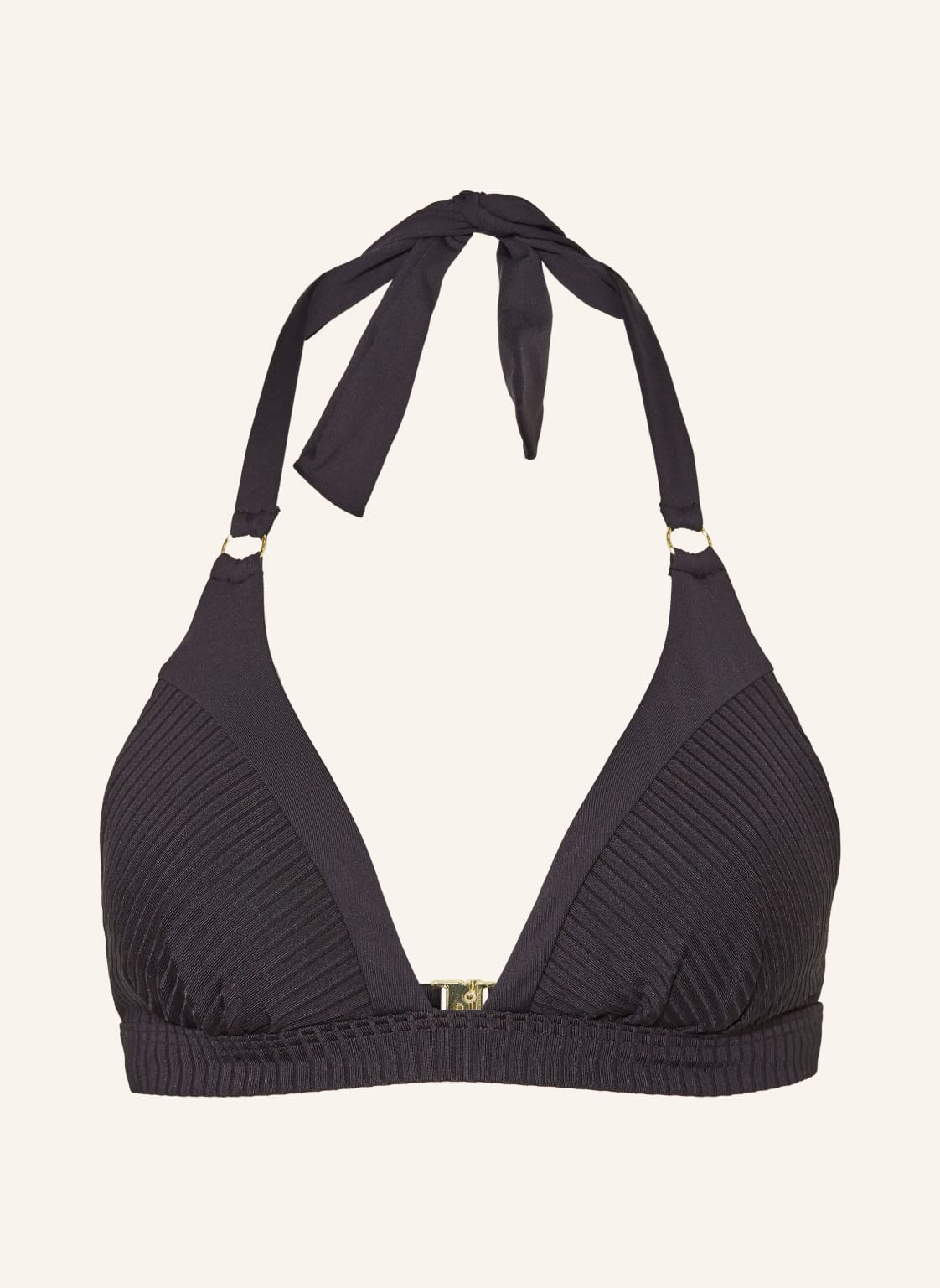 Cyell Neckholder-Bikini-Top Caviar schwarz von CYELL