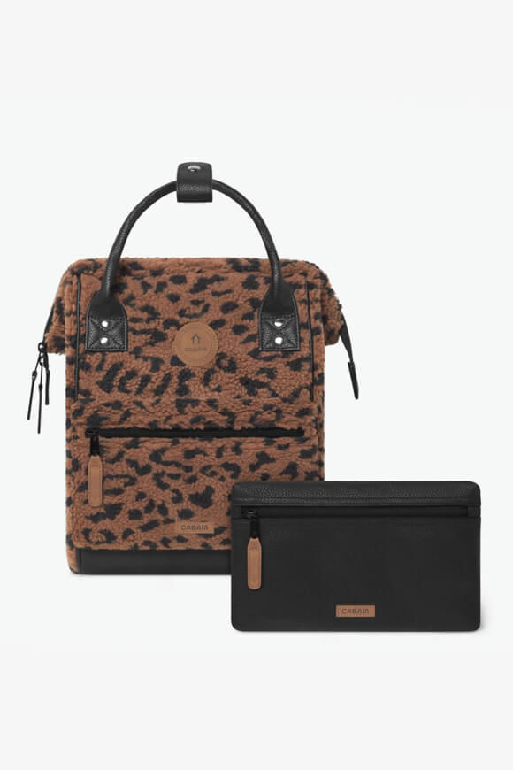 Cabaïa Gaya Teddy Rucksack 12L | Leopard | unisex  | Einheitsgroesse von Cabaïa