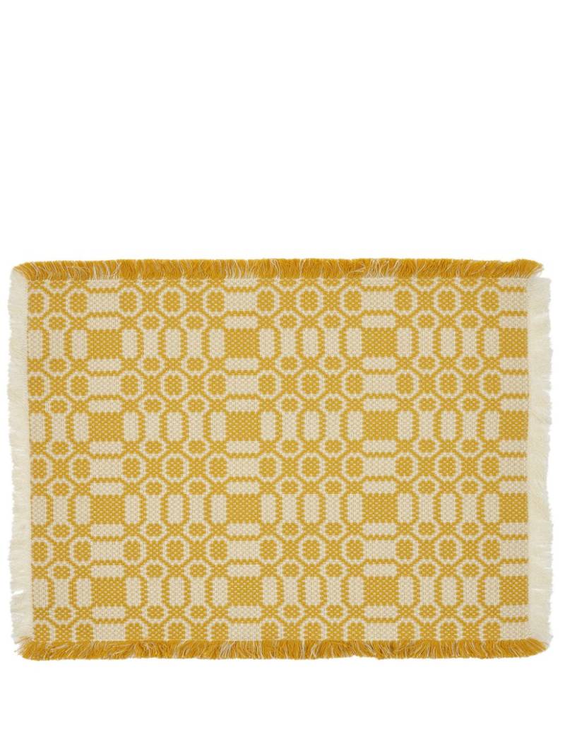 Cabana Lecce cotton placemat - Yellow von Cabana