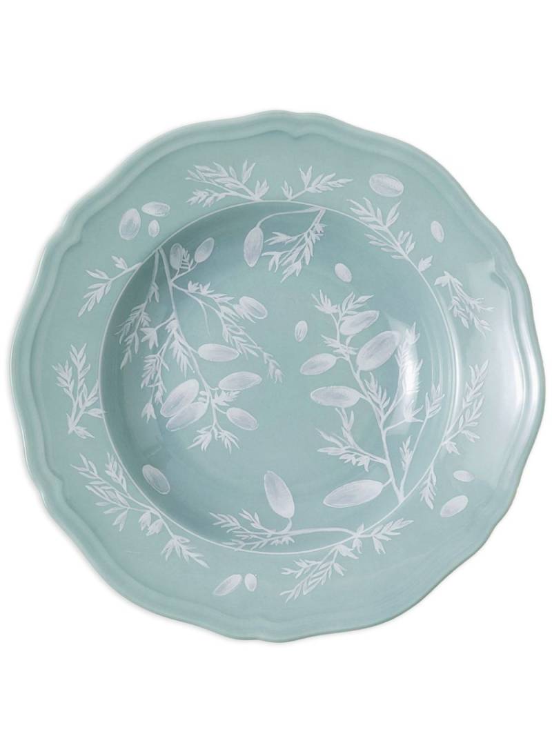 Cabana x GINORI 1735 soup dessert plate (24cm) - Green von Cabana