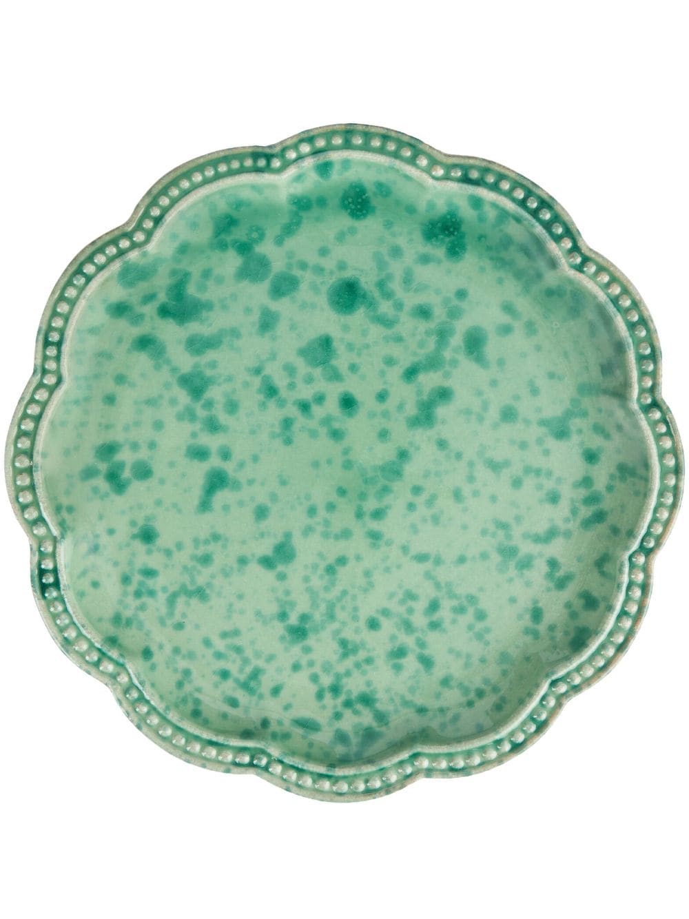 Cabana Speckled ceramic dinner plate - Green von Cabana