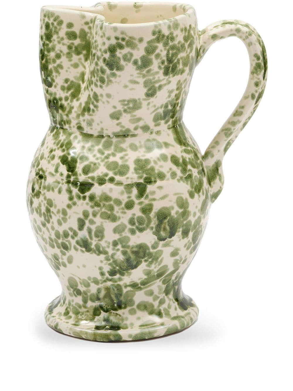 Cabana Speckled ceramic pitcher (26.5cm x 15cm) - Green von Cabana