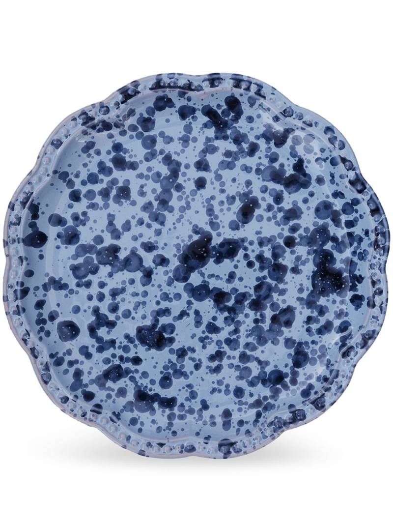 Cabana Speckled dessert plate (21cm) - Blue von Cabana