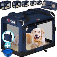 Hundebox Blau L 70x52x50cm von Cadoca®