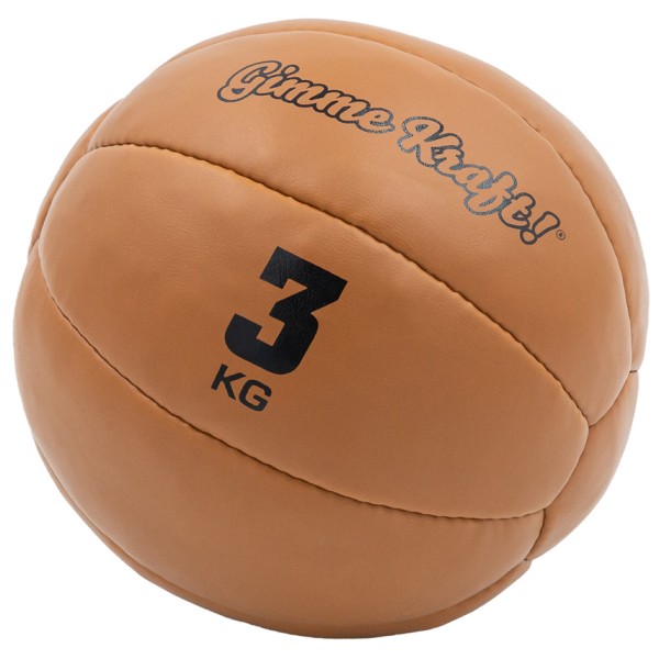 Café Kraft - Gimme Kraft Medizinball - Gymnastikball Gr 3 kg artificial leather von Café Kraft