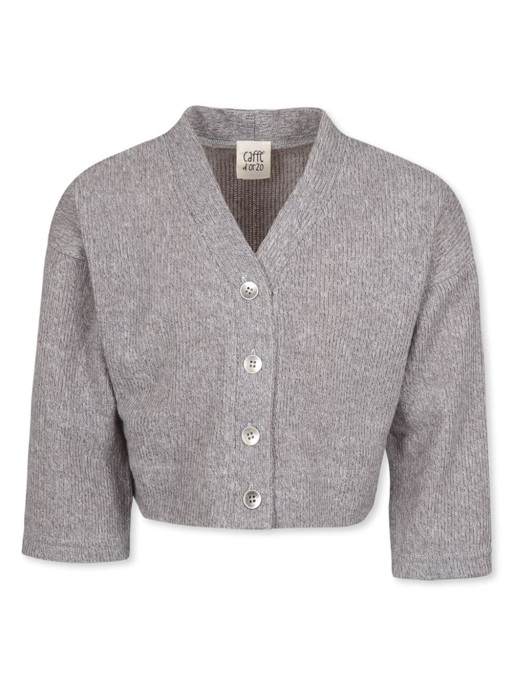 Caffe' D'orzo cropped cardigan - Grey von Caffe' D'orzo