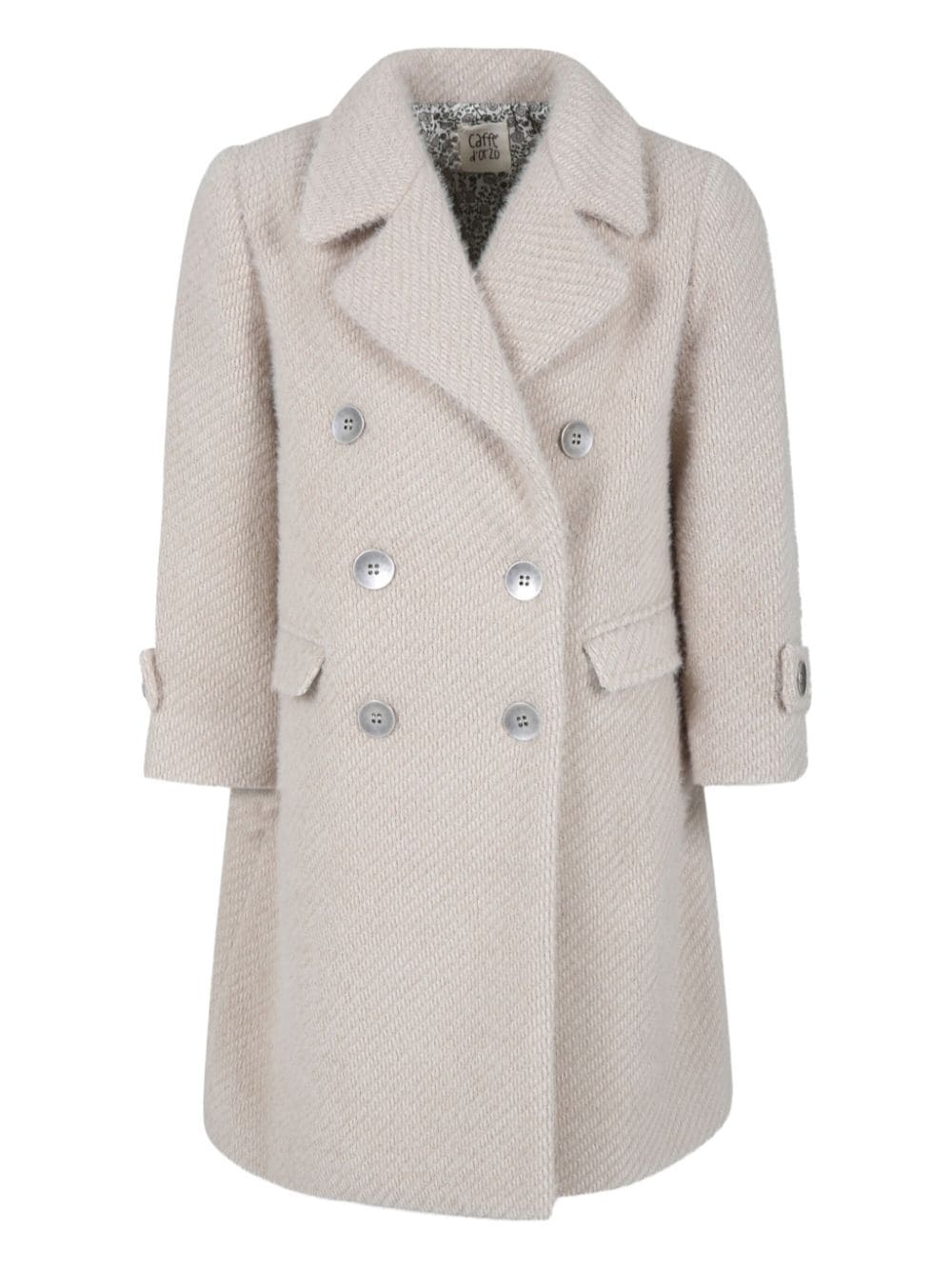 Caffe' D'orzo double-breasted coat - Neutrals von Caffe' D'orzo