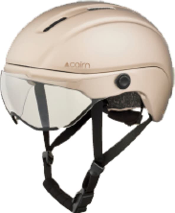 Cairn Fuse Visor transparent Velohelm ecru von Cairn