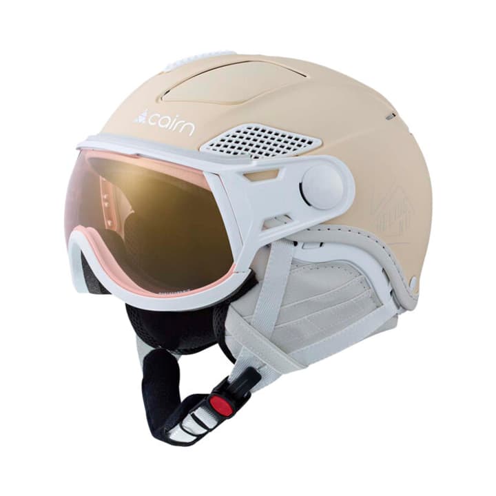 Cairn Helios Leather Evolight Nxt Skihelm beige von Cairn