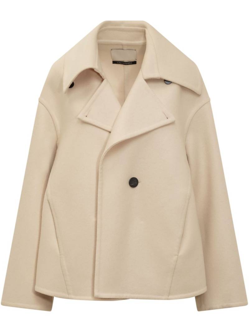 Calcaterra wool jacket - Neutrals von Calcaterra