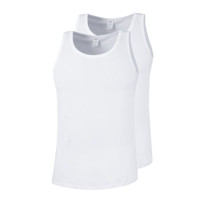 Calida Athletic Shirt 2er Pack, weiss von Calida