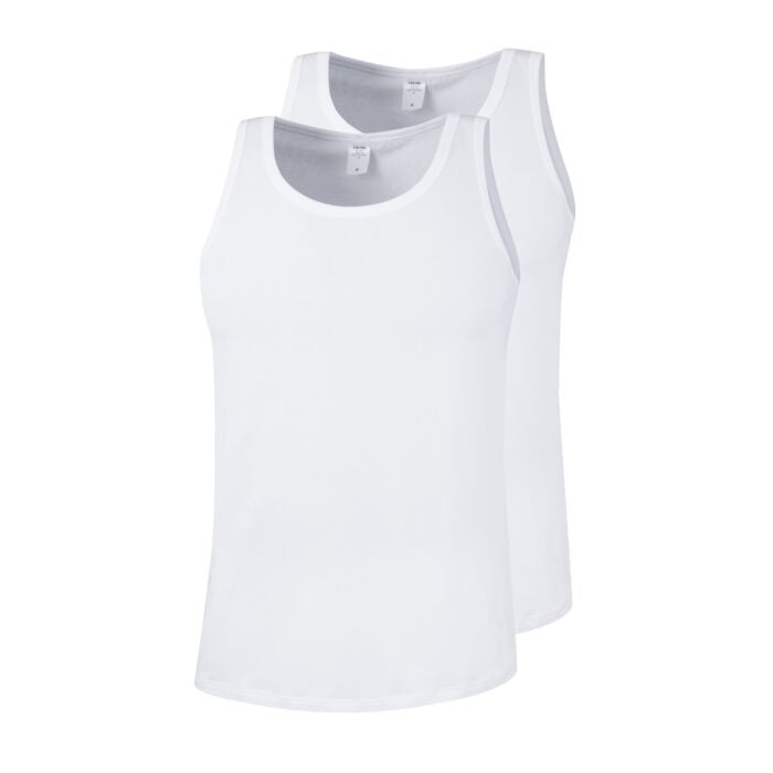 Calida Athletic Shirt 2er Pack, weiss, M von Calida