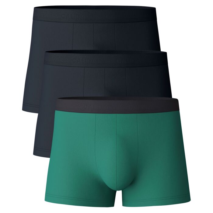 Calida Boxershorts 3er Pack, petrol von Calida