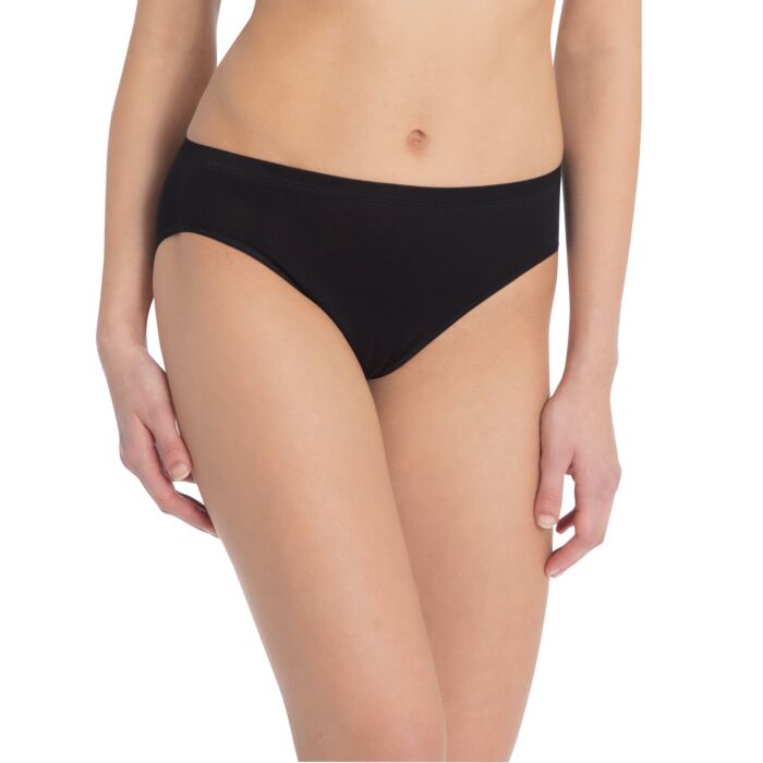 Calida Damen Panty Feinripp, schwarz, XS von Calida