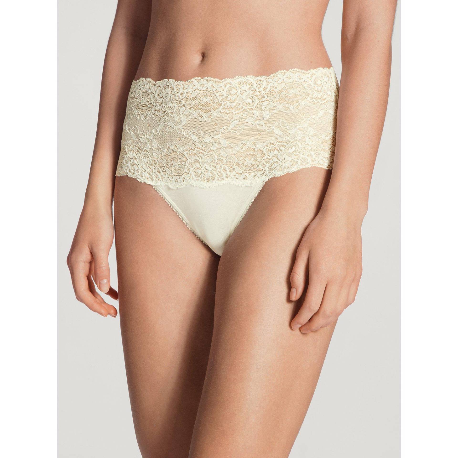 Calida - Slip mit Spitze, für Damen, Creme, Größe XS von Calida