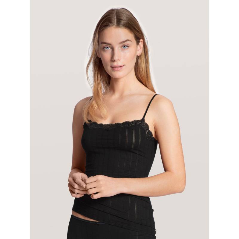 Top Mit Spaghettiträgern Damen Black M von CALIDA