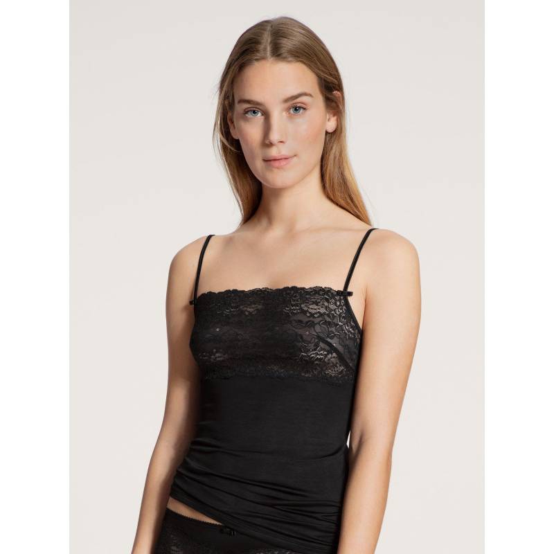 Top Mit Spaghettiträgern Damen Black L von CALIDA