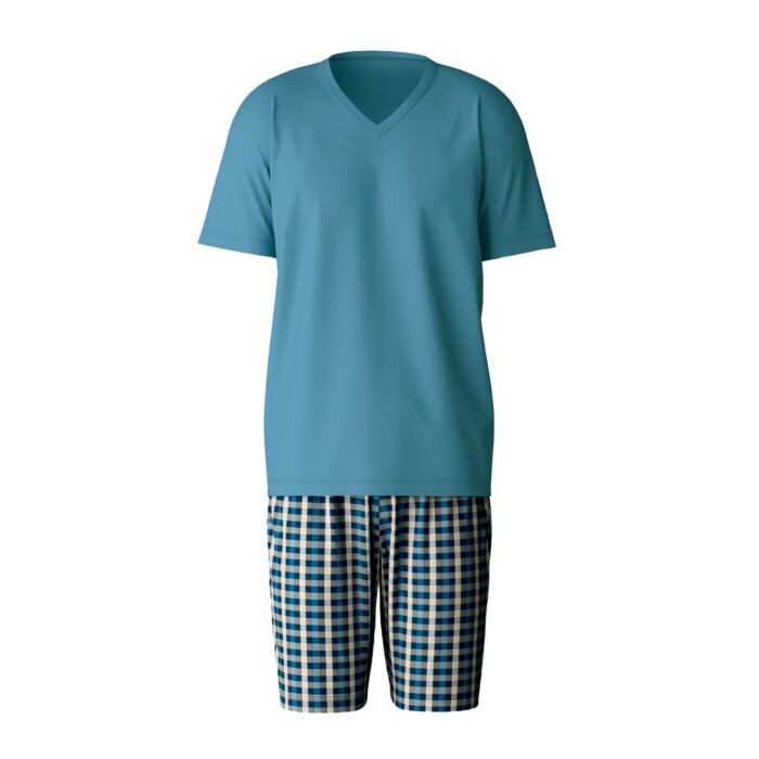 Calida Herren Pyjama, blau von Calida