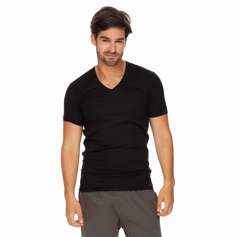 T-shirt, Body Fit, Kurzarm Herren Black XL von CALIDA