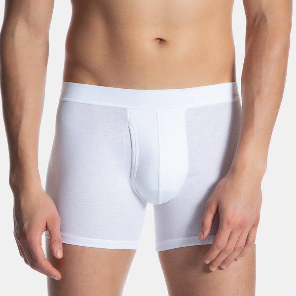 Slip Aus Baumwolle Herren Weiss M von CALIDA