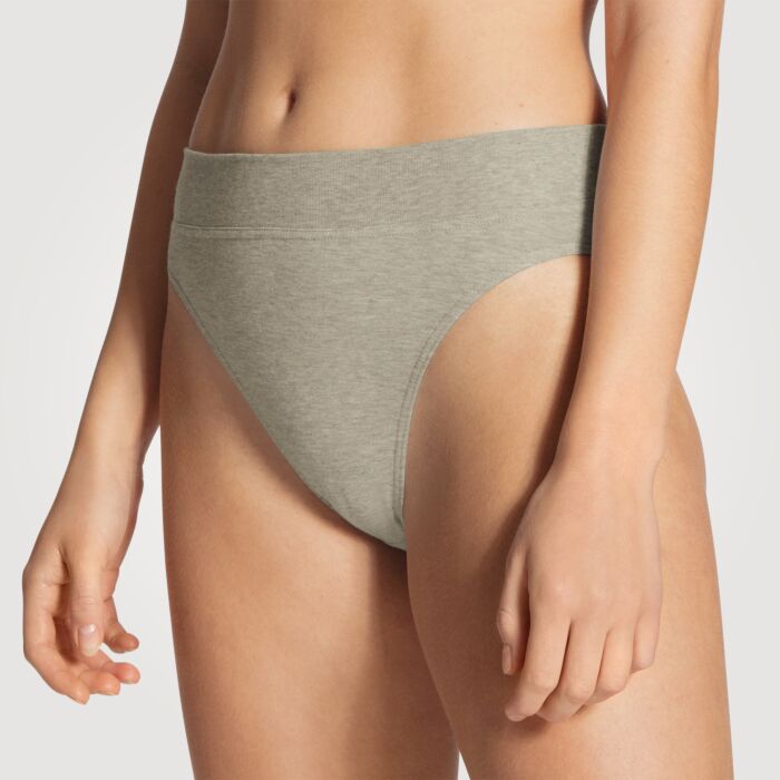 Calida Slip Elastic, grau meliert, XS von Calida