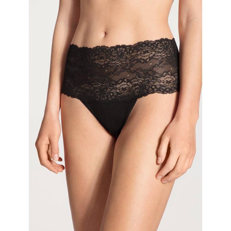 Slip Mit Spitze Damen Black M von CALIDA