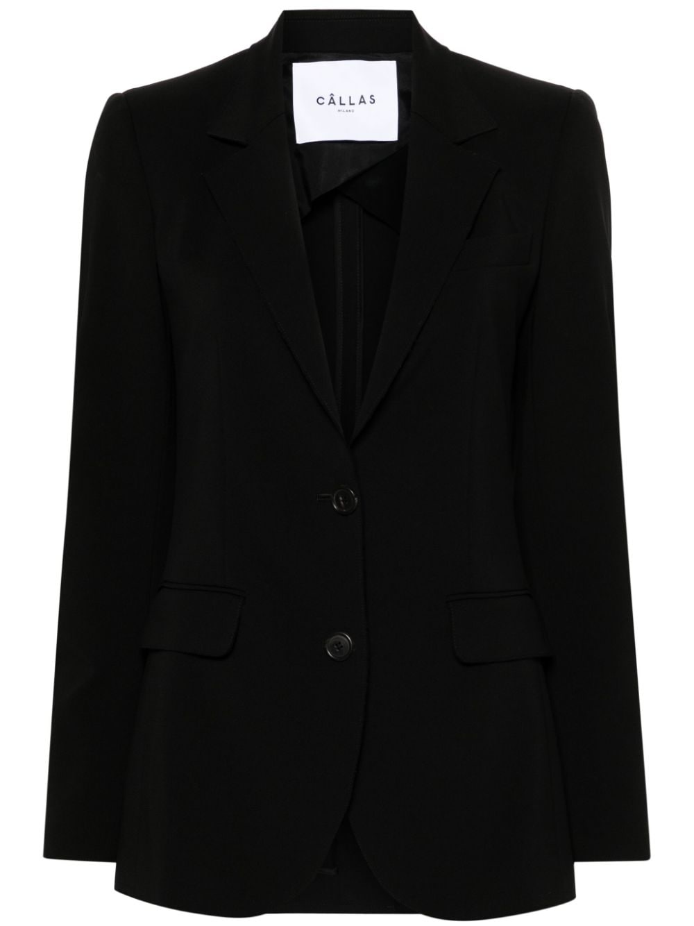 Câllas Milano Andre single-breasted textured blazer - Black von Câllas Milano